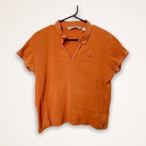tommy hilfiger 2000's classic polo collared tee